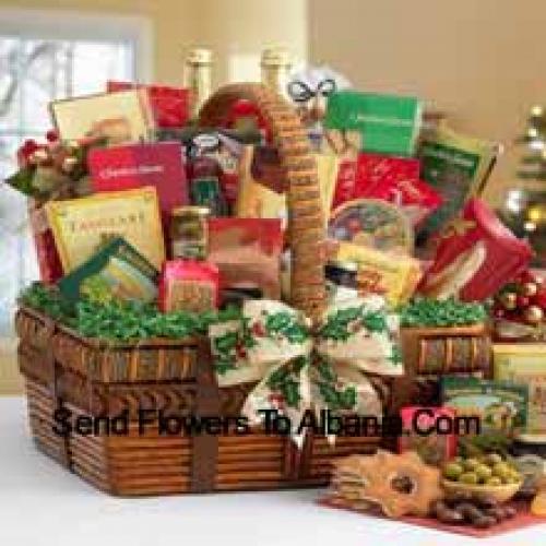 Charming Basket of Edible Goodies