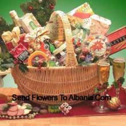 Elegant Basket of Snacks